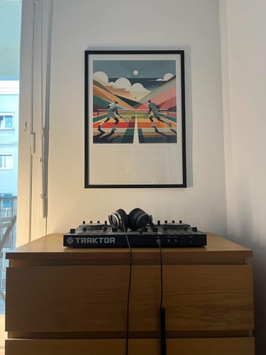 Affiche Paris Poster chez un client
